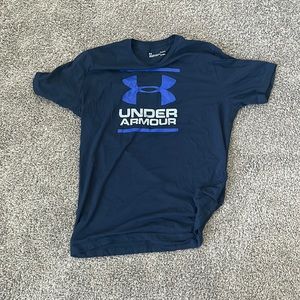 Blue under armor shirt